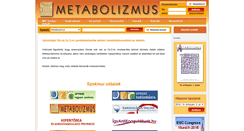 Desktop Screenshot of metabolizmusonline.hu